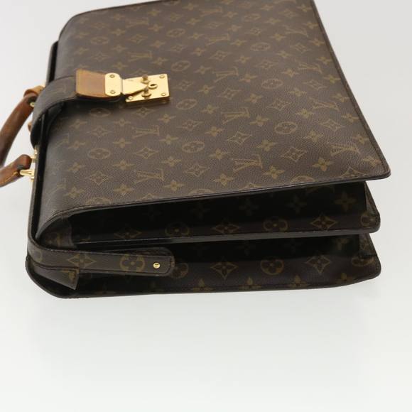 LOUIS VUITTON Monogram Serviette Fermoir Business Bag M53305 LV Auth rd4785 - Picture 4 of 16